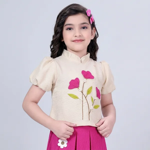 Beige_And_Pink_Premium_Cotton_And_Hosiery_Top_Skirt_For_Girls