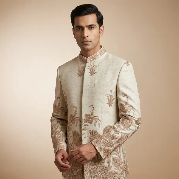 Cream_Premium_Kosa_Jodhpuri_For_Men