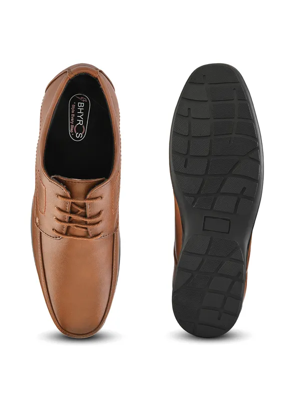 Tan_Leather_Formal_Lace-Up_Derby_Shoes_For_Men