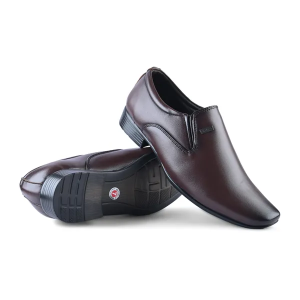 Brown_Leather_Elastic_Panel_Formal_Slip-On_Shoes_For_Men