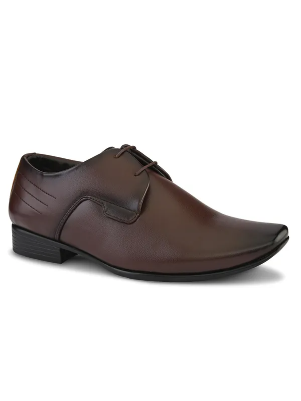 Brown_Faux_Leather_Formal_Slip-On_Shoes_For_Men