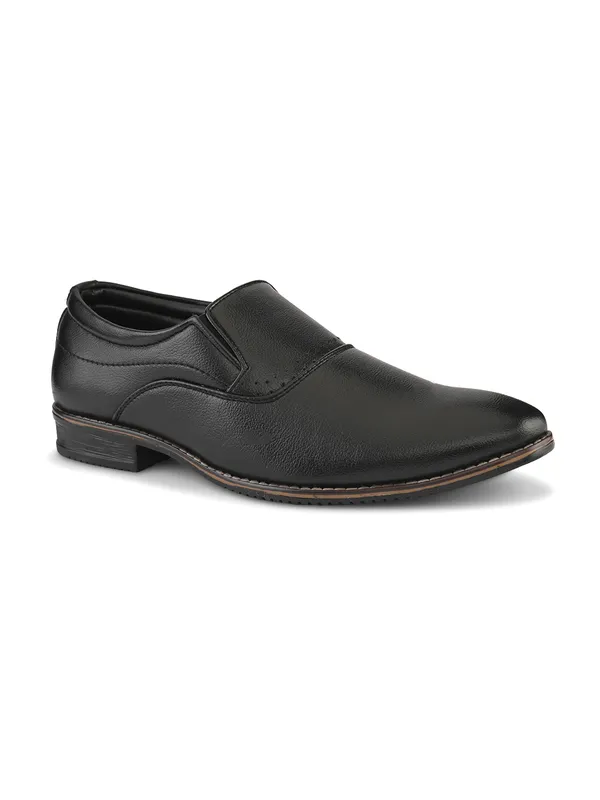 Black_Faux_Leather_Formal_Slip-On_Shoes_For_Men