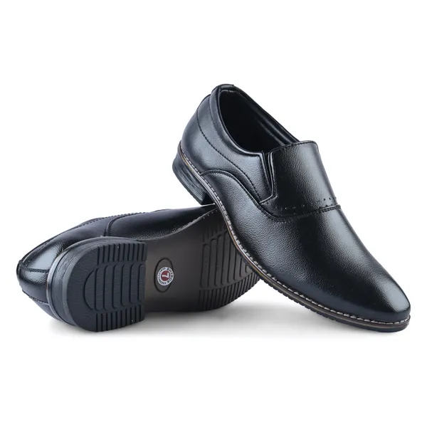 Black_Faux_Leather_Formal_Slip-On_Shoes_For_Men