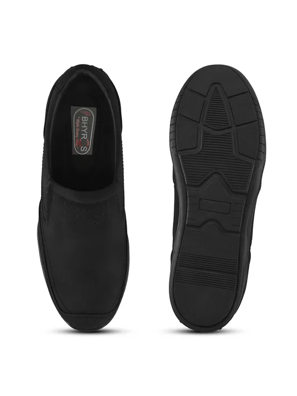 Black_Faux_Slip-On_Casual_Shoes_For_Men