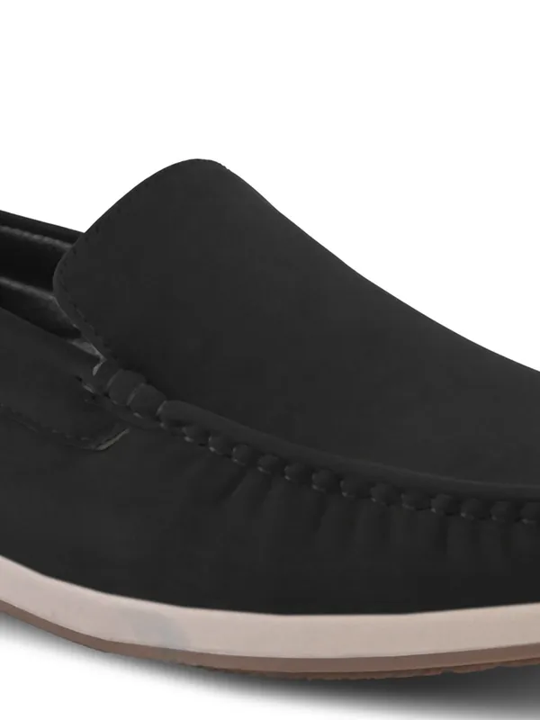 Black_Faux_Leather_Loafers_Slip-On_For_Men