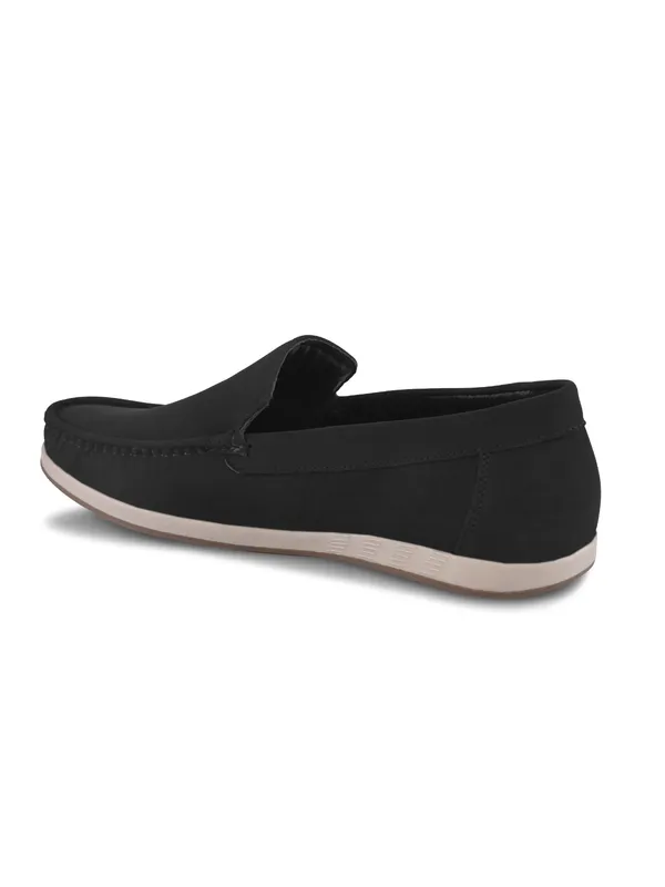 Black_Faux_Leather_Loafers_Slip-On_For_Men