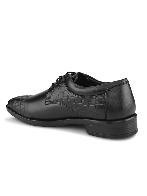 Black_Faux_Leather_Textured_Formal_Derby_Shoes_For_Men