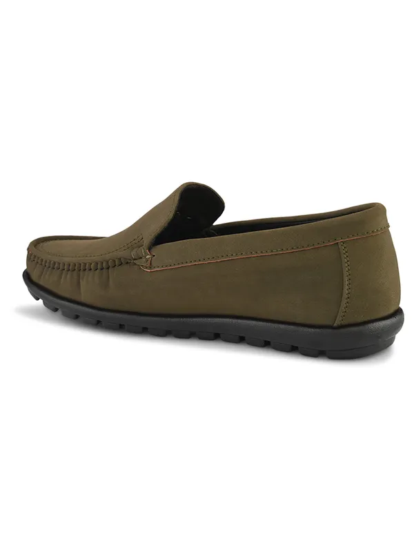 Olive_Green_Faux_Leather_Slip-On_Loafers_For_Men