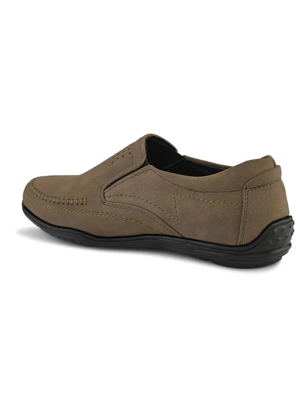 Olive_Green_Faux_Leather_Slip-On_Casual_Shoes_For_Men