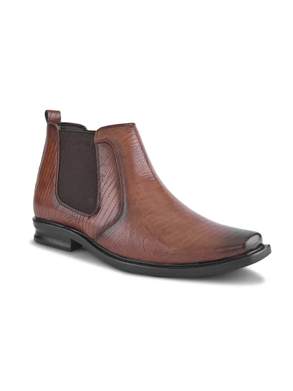 Tan_Brown_Textured_Leather_Chelsea_Boots_for_Men