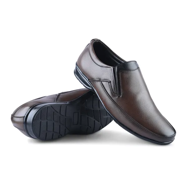 Brown_Faux_Leather_Formal_Slip-On_Shoes_For_Men