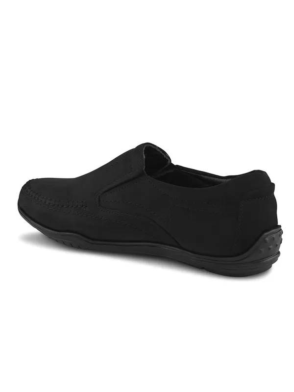Black_Faux_Slip-On_Casual_Shoes_For_Men