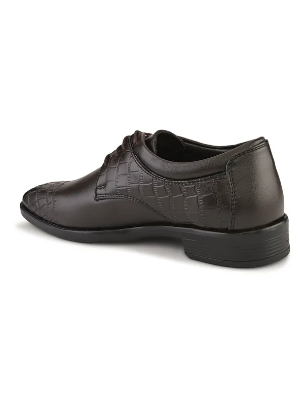 Brown_Leather_Crocodile_Embossed_Formal_Lace-Up_Shoes_For_Men