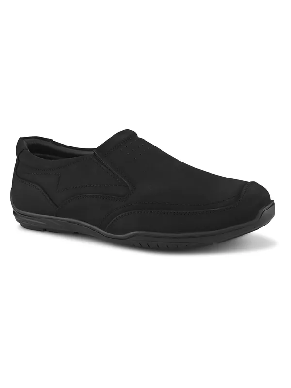 Black_Faux_Slip-On_Casual_Shoes_For_Men