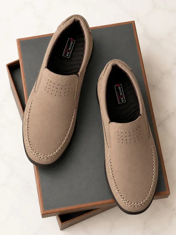 Beige_Suede_Slip-On_Casual_Shoes_for_Men