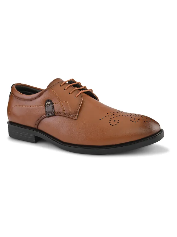 Tan_Leather_Brogue_Formal_Derby_Shoes_For_Men