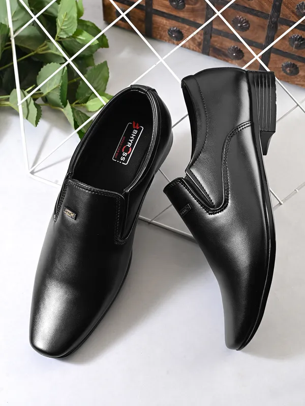 Black_Faux_Leather_Formal_Slip-On_Shoes_For_Men