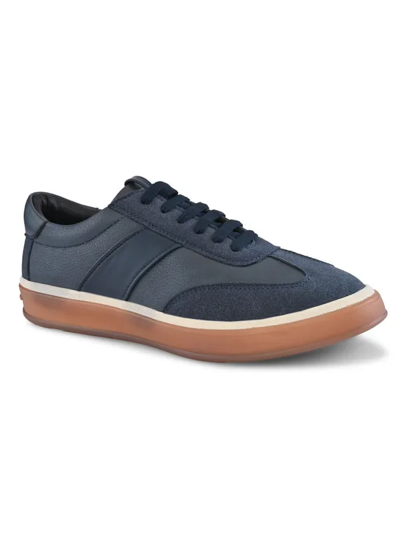 Navy_Blue_Leather_Lace-Up_Casual_Sneakers_For_Men