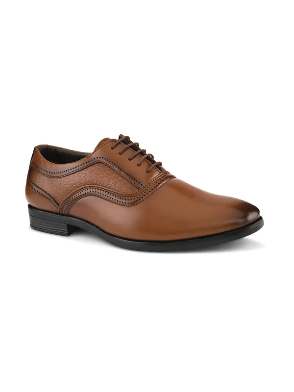 Tan_Leather_Lace-Up_Formal_Derby_Shoes_For_Men