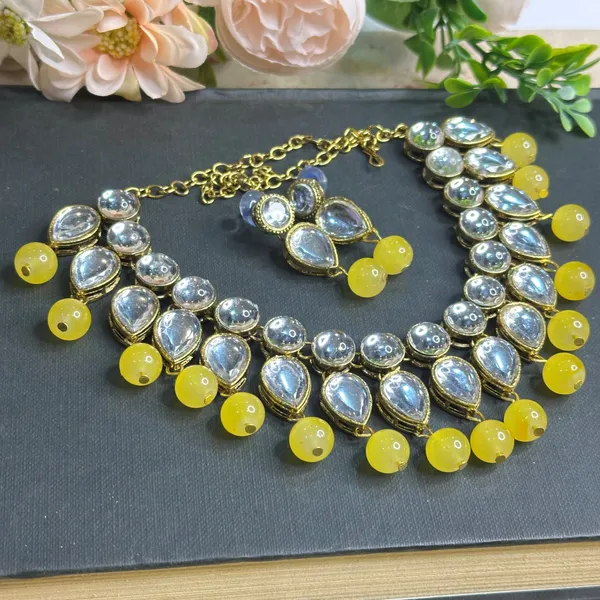 Yellow_Alloy_Copper_Jewellery_Set_For_Women