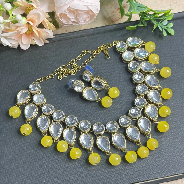Yellow_Alloy_Copper_Jewellery_Set_For_Women