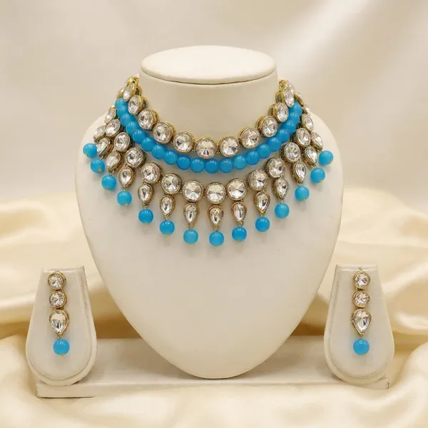 Blue_Alloy_Kundan_Chokar_Jewellery_Set_For_Women