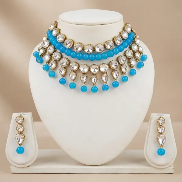 Blue_Metal_Copper_Jewellery_Set_For_Women
