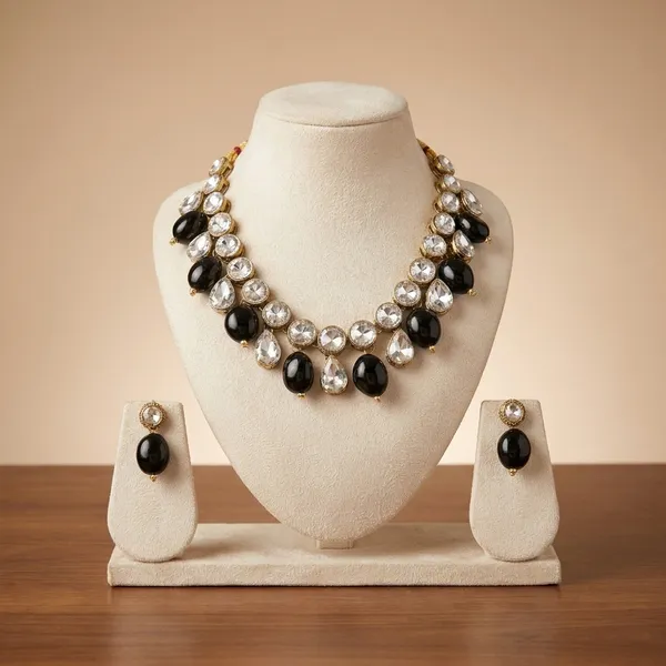 Black_Alloy_Copper_Jewellery_Set_For_Women