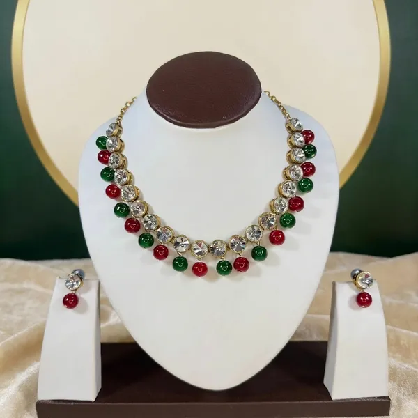 Red_Maroon_Alloy_Copper_Jewellery_Set_For_Women