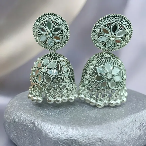 Silver_Jhumka_Brass_Jhumki_Earring