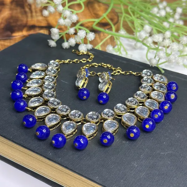 Blue_Alloy_Copper_Jewellery_Set_For_Women