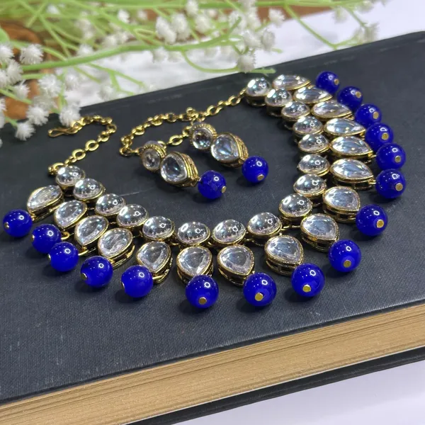 Blue_Alloy_Copper_Jewellery_Set_For_Women
