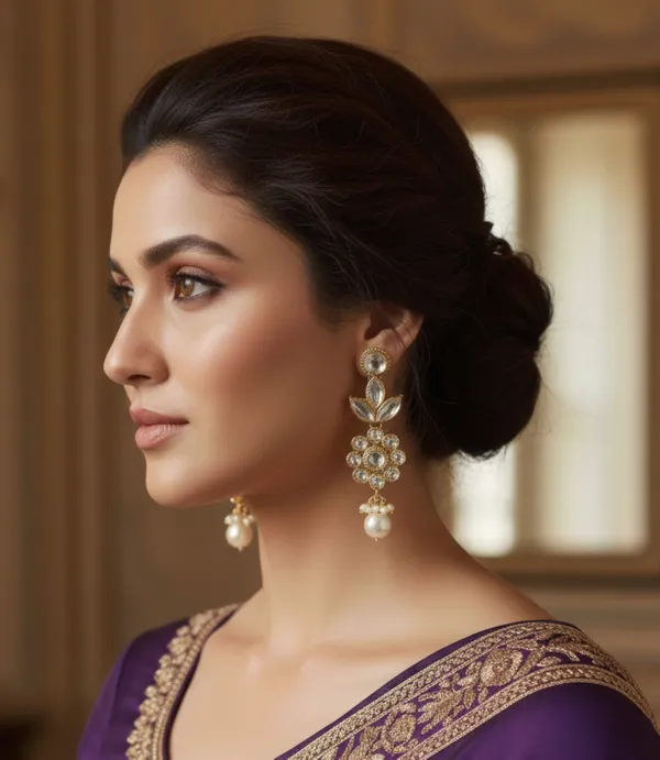 Dhivara_Stylish_Kundan_And_Alloy_Women���S_Earring