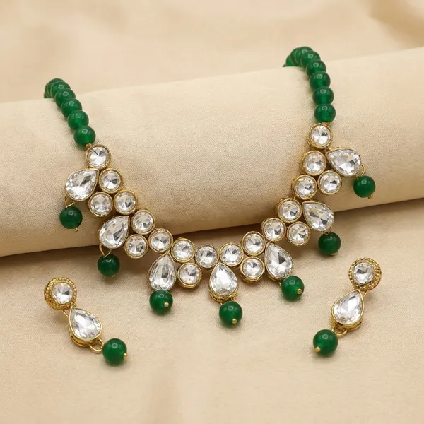 Green_Alloy_Copper_Jewellery_Set_For_Women
