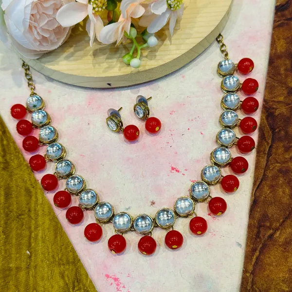 Red_Alloy_Copper_Jewellery_Set_For_Women