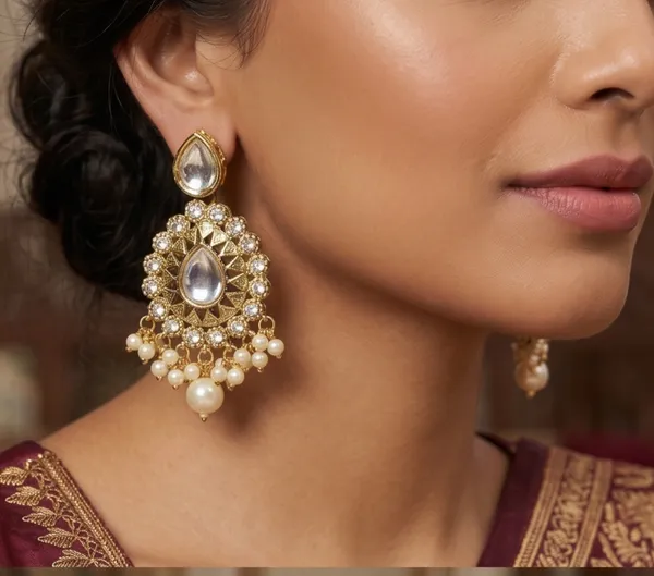 Traditional_Kundan_Earring_and_Maangtikka_Set_For_Women