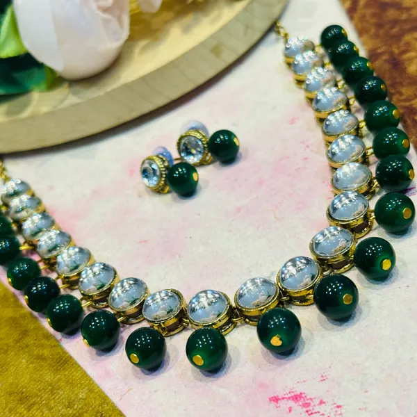 Green_Metal_Copper_Green_Jewellery_Set