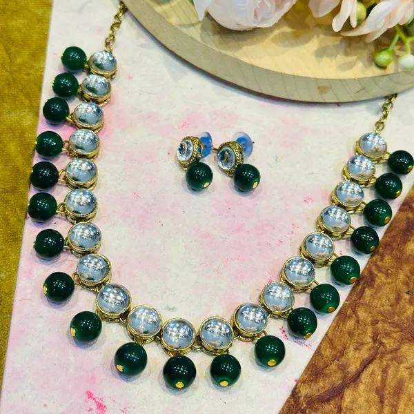Green_Metal_Copper_Green_Jewellery_Set