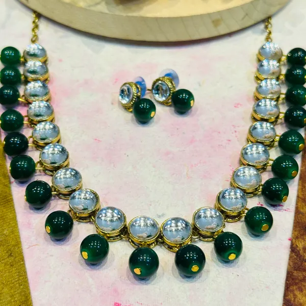Green_Metal_Copper_Green_Jewellery_Set
