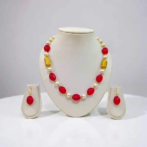 Antique_Red_Glass_Beads_Jewellery_Set_For_Women