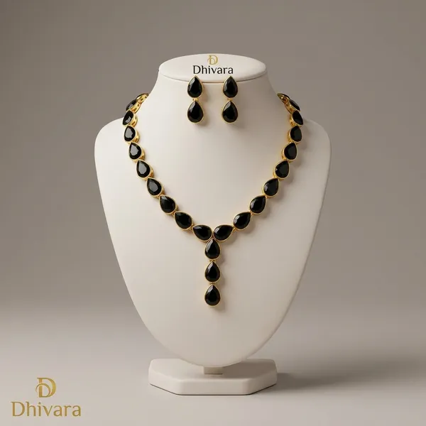 Black_Alloy_Jewellery_Set_For_Women