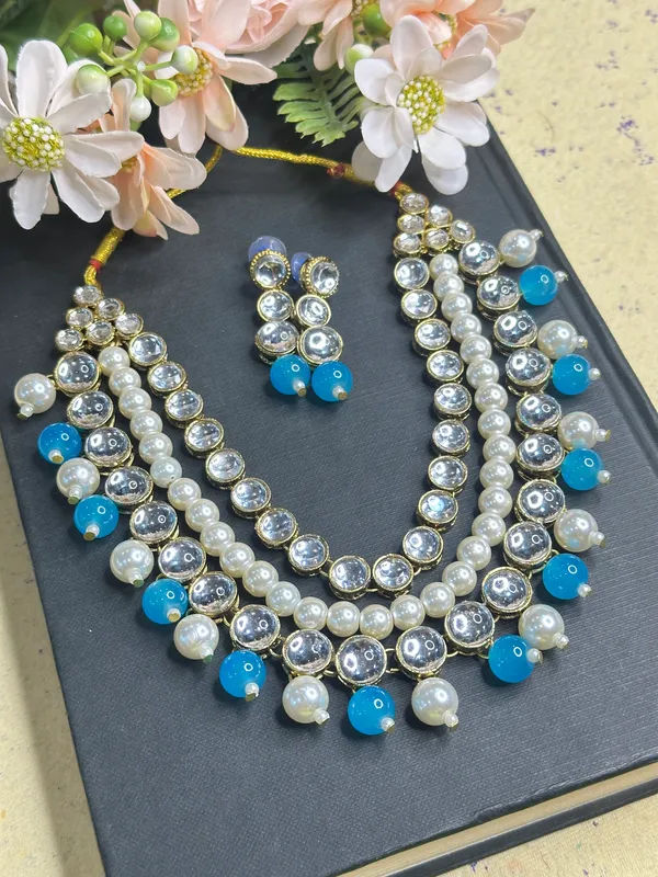 Alloy_Three_Layer_Blue_Jewellery_Set_For_Women