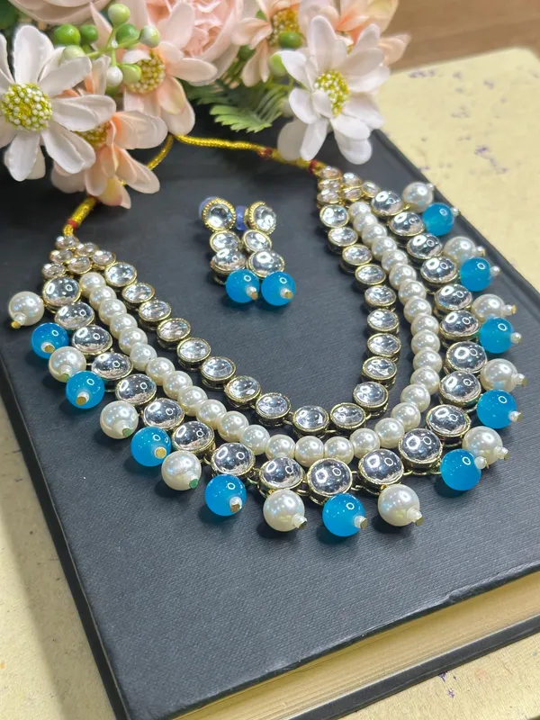 Alloy_Three_Layer_Blue_Jewellery_Set_For_Women