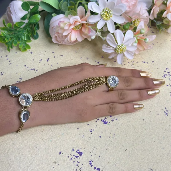 Gold_Alloy_Charm_Bracelet_For_Women