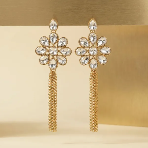 Copper_Long_Kundan_Earring_Alloy_Stud_Earring