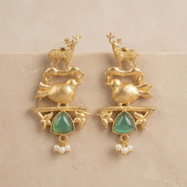 Dhivara_Bird_Anti_Tarnish_Earring