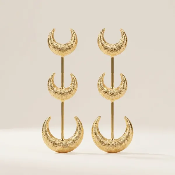 Dhivara_Anti_Tarnish_Gold_Plated_Moon_Brass_Earring
