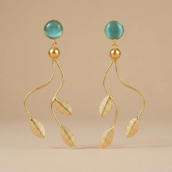 Dhivara_Turquoise_Manavi_Anti_Tarnish_Earring