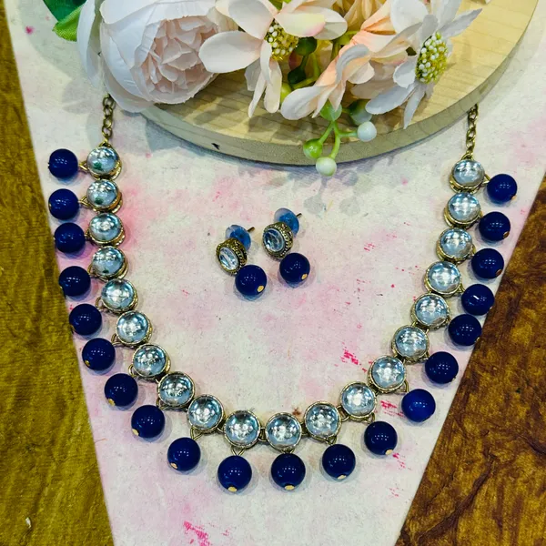 Blue_Alloy_Copper_Jewellery_Set_For_Women