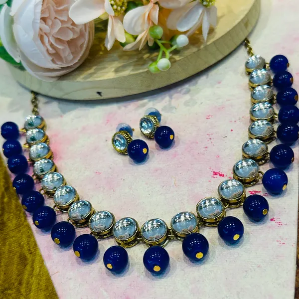 Blue_Alloy_Copper_Jewellery_Set_For_Women